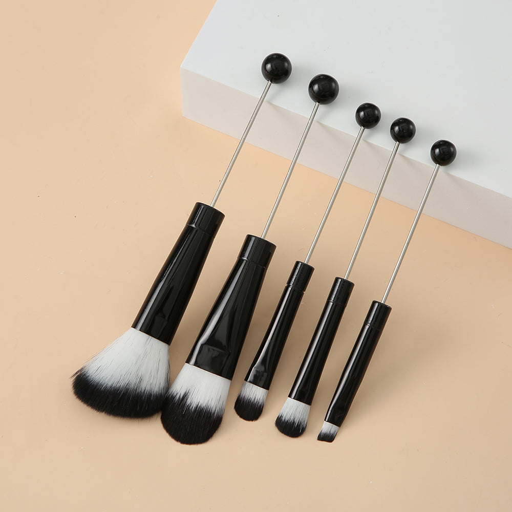 Wholesale Beadable Metal DIY Makeup Brush Set